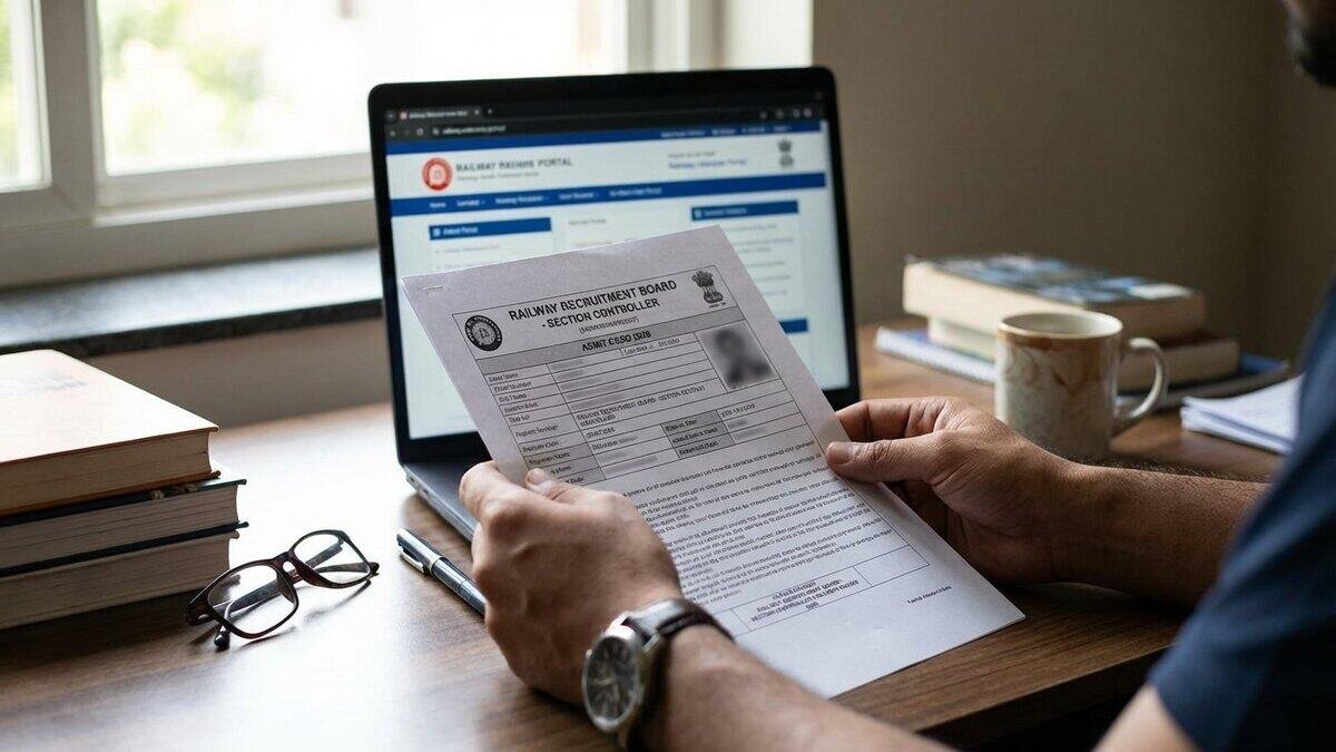 RRB Section Controller Admit Card 2026