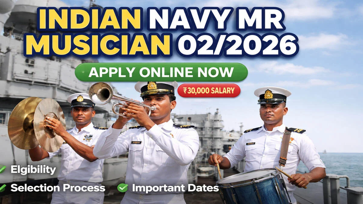 Indian Navy MR Musician 02/2026