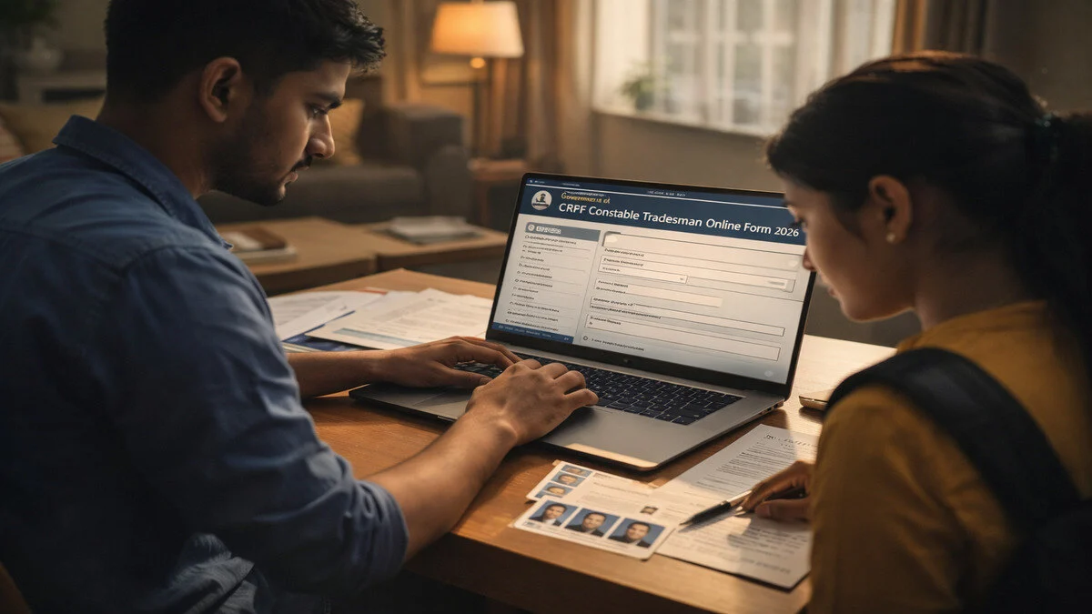 CRPF Constable Tradesman Online Form 2026