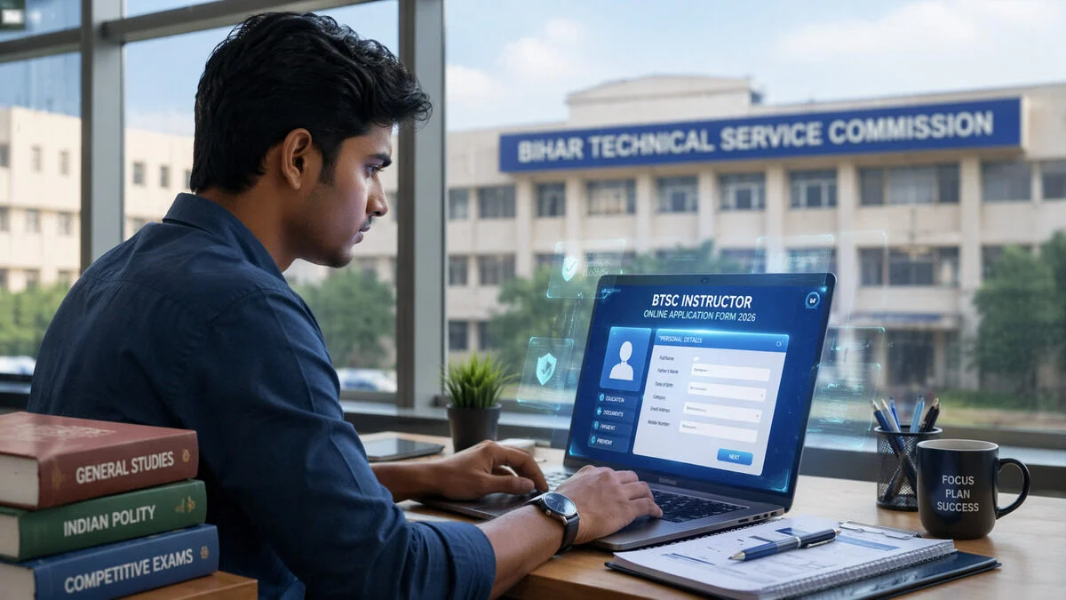 Bihar BTSC Instructor Online Form 2026