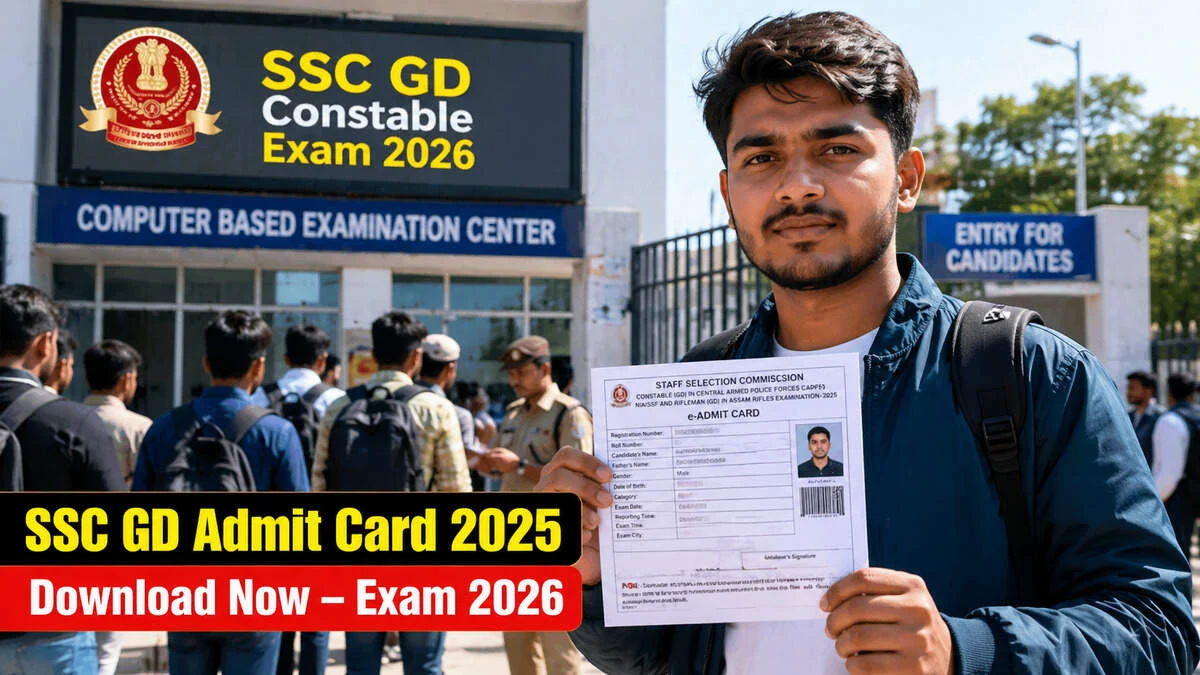 SSC GD Constable 2025 Admit Card 2026